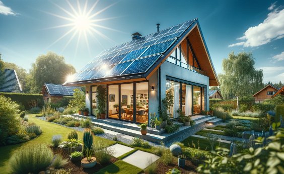 Solaranlage auf Hausedach