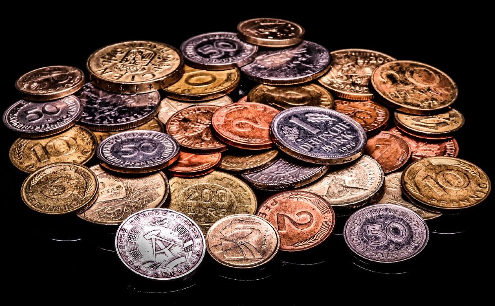 Alte Münzen, Mark und Pfennig